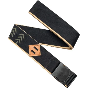 Ceinture Arcade Belts modèle Blackwood Long - Noir/Khaki
