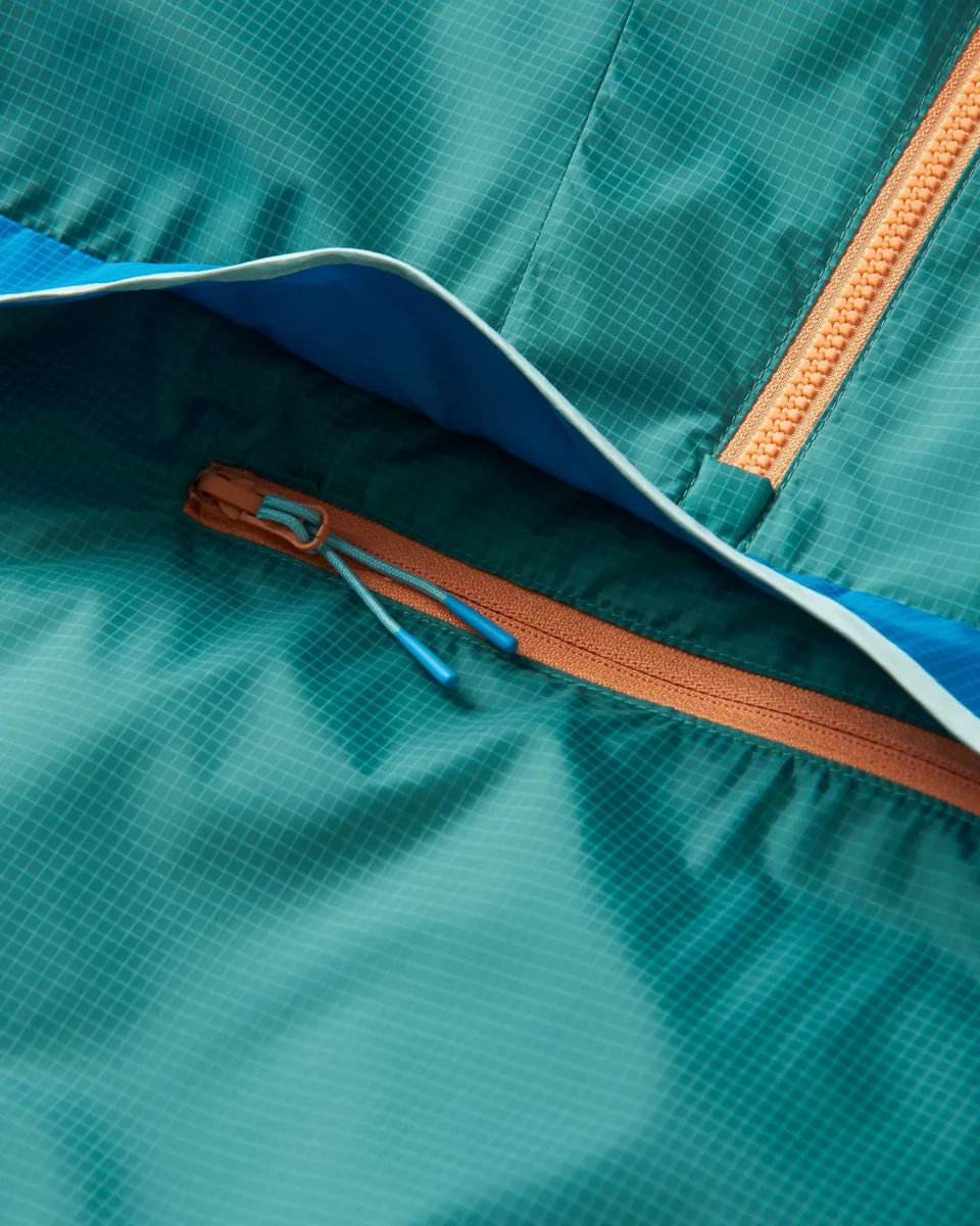 Anorak coupe-vent recyclé Gusto - Deep Sea – Image 5