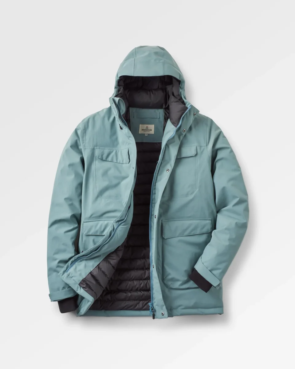 Parka Imperméable en Duvet Explorer - Stormy Sea – Image 2