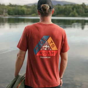 T-shirt actif texturé Kirkwood - Ocre Rouge