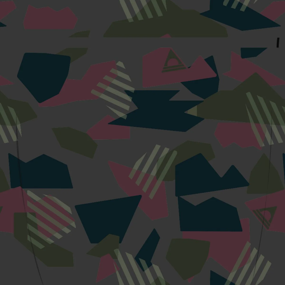 Legging de Base Recyclé Venture - Motif Camo Charbon – Image 5