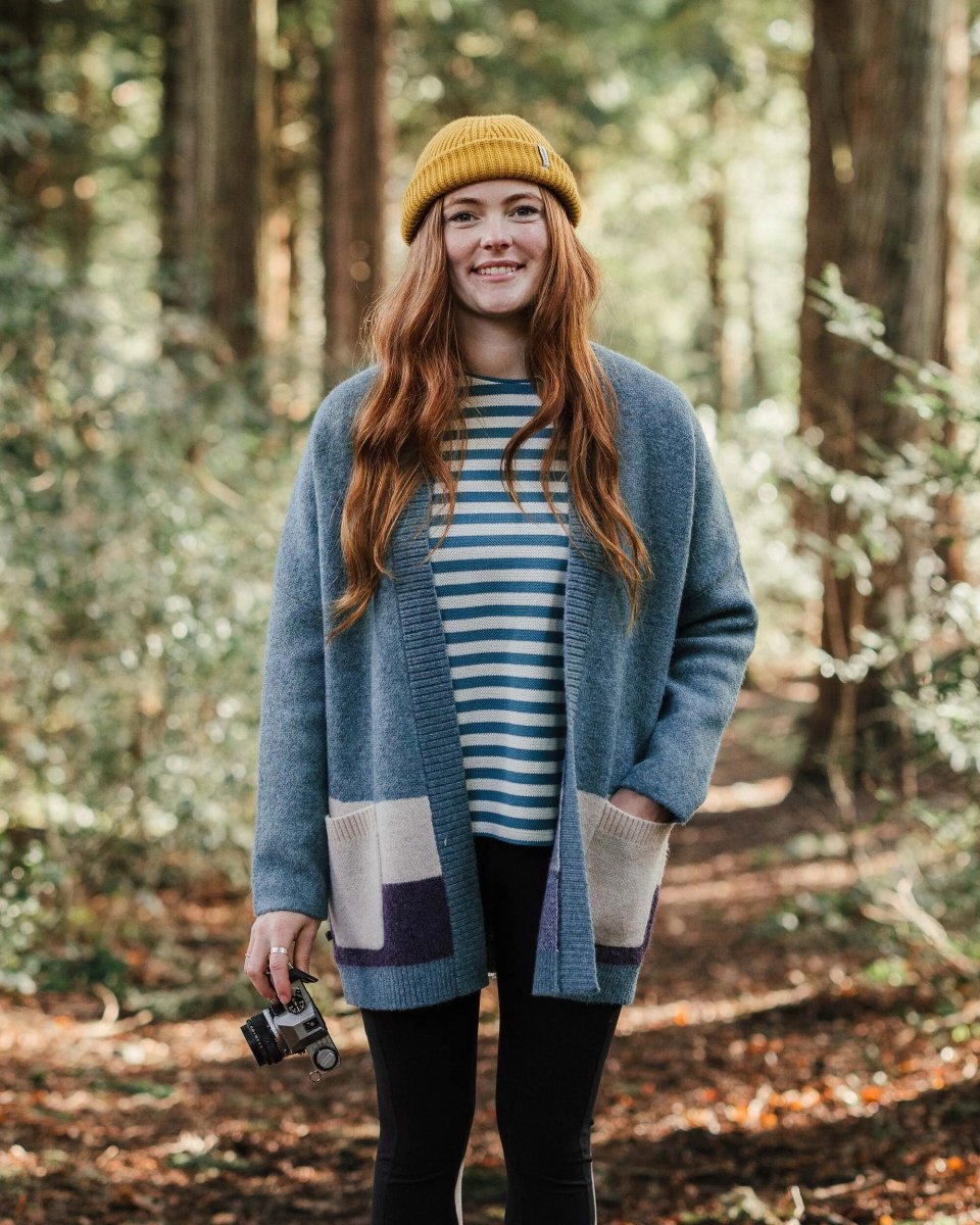 Cardigan Tricoté Recyclé Vista - Arctique – Image 4