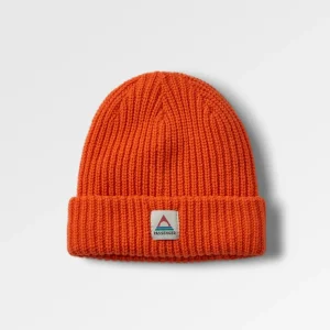Bonnet recyclé doublé polaire Beechwood - Orange brûlé