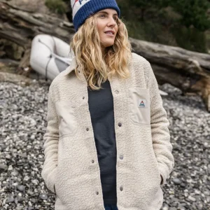 Chemise Oversize en Sherpa Recyclée Rappel - Avoine