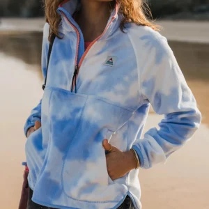 Polaire recyclé Sorrel - Tie Dye Cornflower