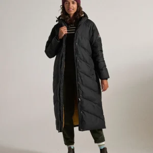 Veste longue isolante recyclée Tasman - Noir