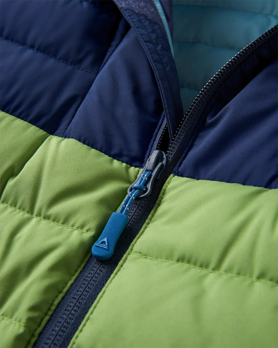 Veste en Duvet Recyclé Ashland - Bleu Marine/Vert Poire – Image 7