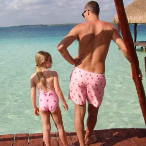 Le pack de 2 maillots de bain Papa / Fille assortis - Le Juteux