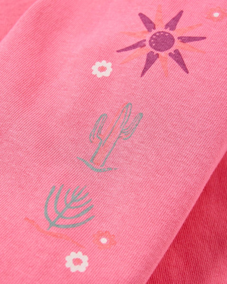 T-shirt Chica en Coton Recyclé à Manches Longues - Doux Rose – Image 4