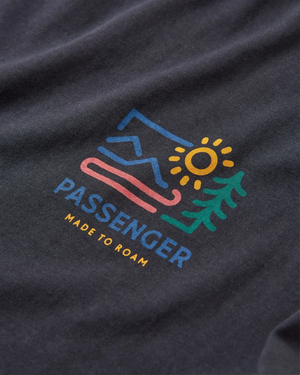 T-Shirt Manches Longues Recyclé Phoenix - Noir – Image 5