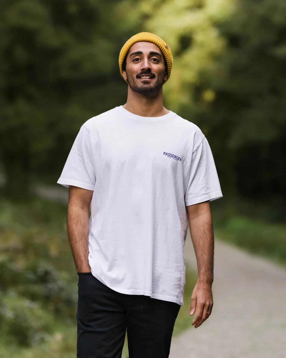 T-shirt en coton recyclé Love The Wild - Blanc – Image 4