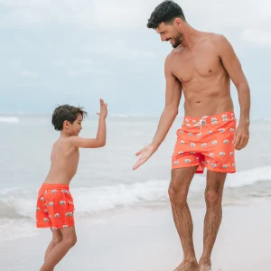 Le pack de 2 shorts de bain Papa / Fils assortis - Le Baroudeur