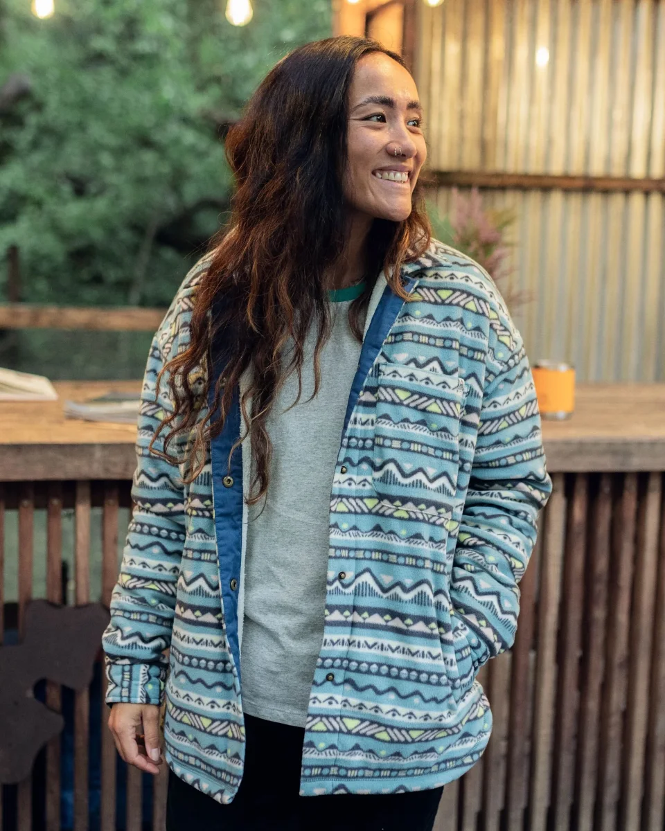 Chemise en polaire recyclée doublée sherpa Orion - Mountain Geo Arctic – Image 6