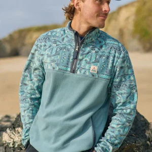 Polaire recyclée 1/4 zippée Set Off - Elemental Geo Arctic
