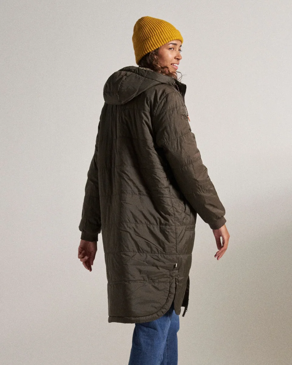 Parka Flora doublée sherpa - Café – Image 7