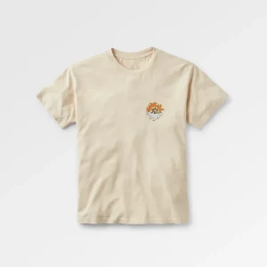 T-shirt en coton recyclé pour hommes Dune - Birch