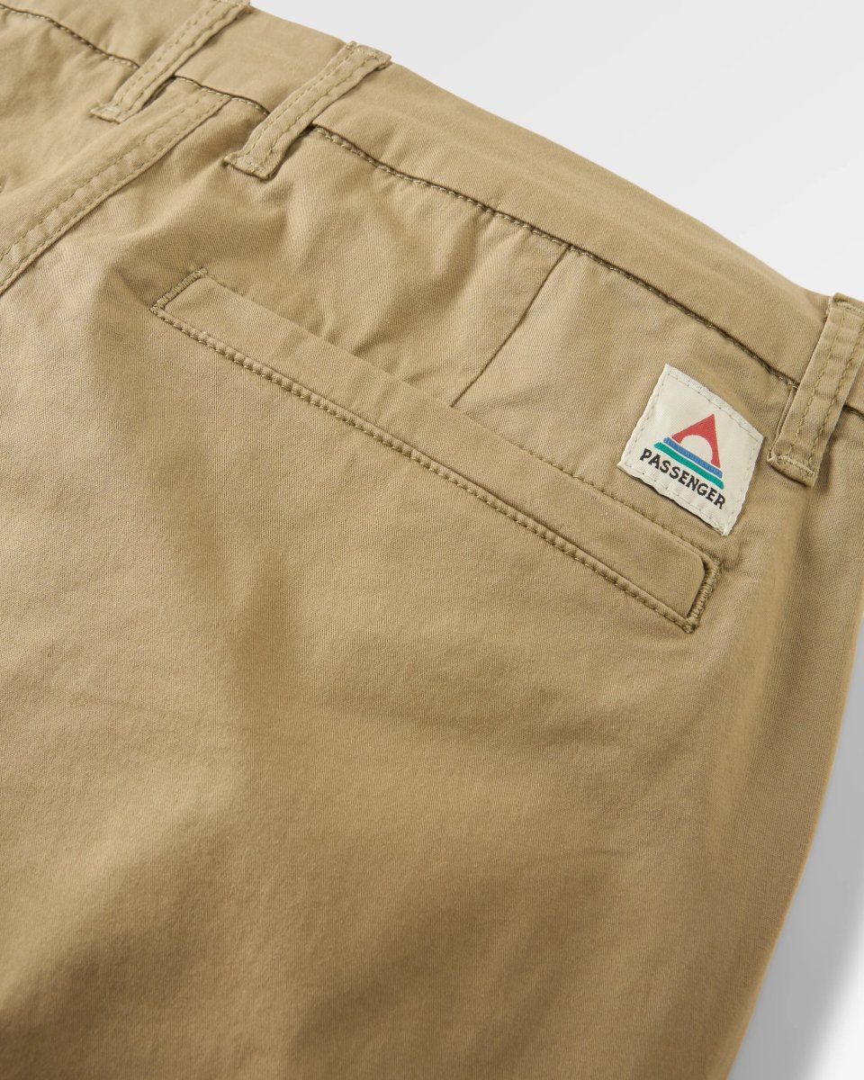 Pantalon en Coton Bio Léger 365 - Vert Olive Délavé – Image 6