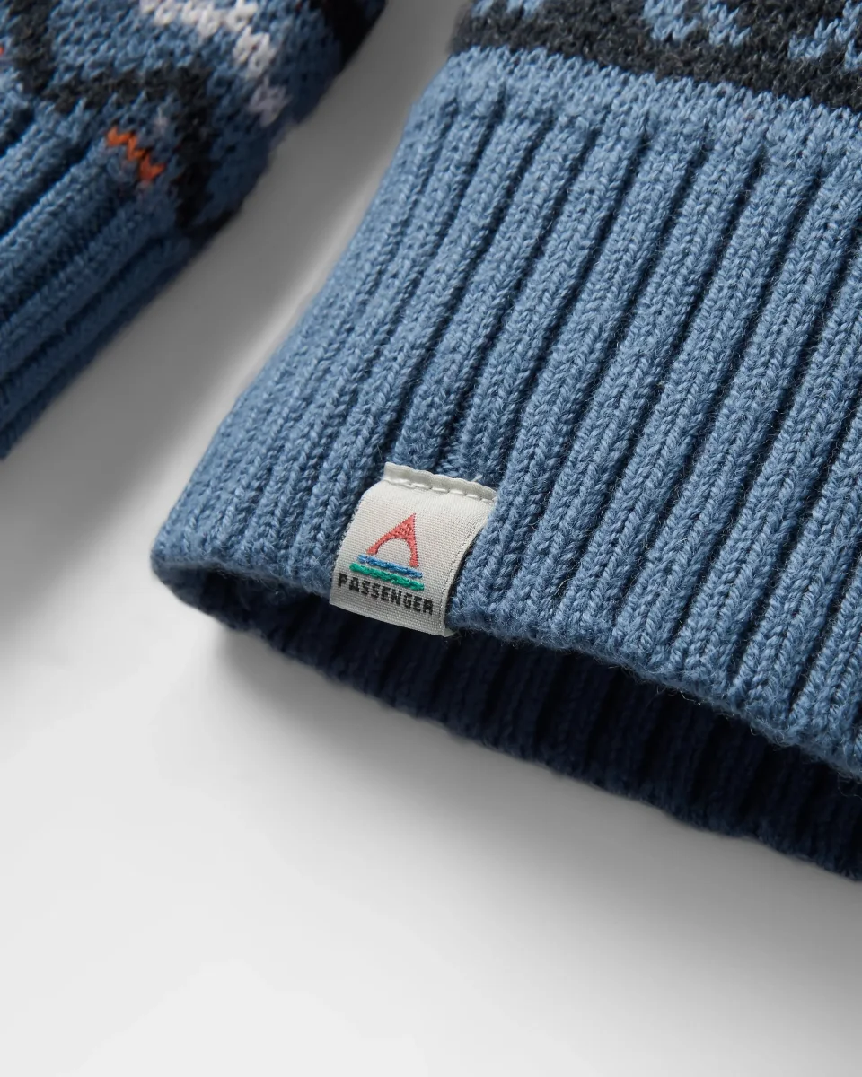 Pull Stoked en maille - Denim délavé multi – Image 4