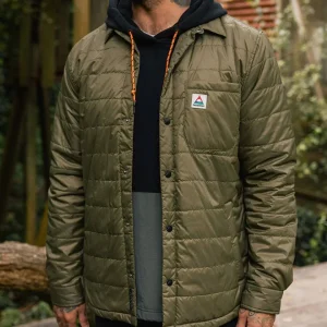 Surchemise Isolée en Grain Recyclé - Kaki