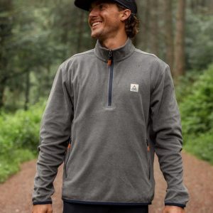 Polaire Recyclée en Micro Polartec® Switchback - Gris Chiné 2