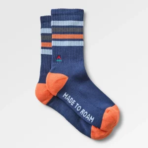 Chaussettes bio mi-épaisse - bleu marine