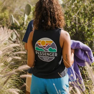 Débardeur en coton recyclé décontracté - Noir