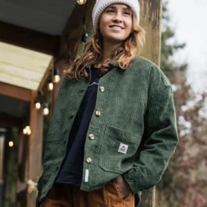 Surchemise en velours côtelé Flint - Fir Tree