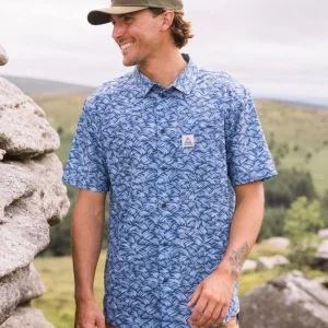 Chemise Active Recyclée 365 - Vagues Denim Foncé