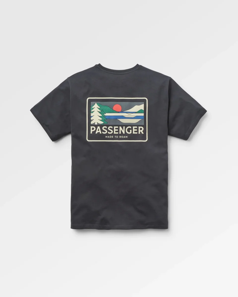 T-shirt Homme en Coton Recyclé Roamer - Noir – Image 6