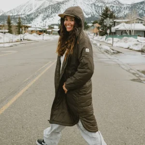 Parka Flora doublée sherpa - Café