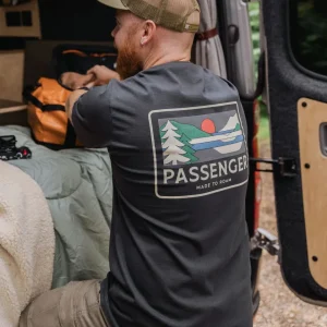 T-shirt Homme en Coton Recyclé Roamer - Noir