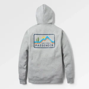 Hoodie Made To Roam - Gris Marl