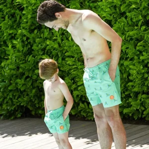 Le pack de 2 shorts de bain Papa / Fils assortis - L'Envolé
