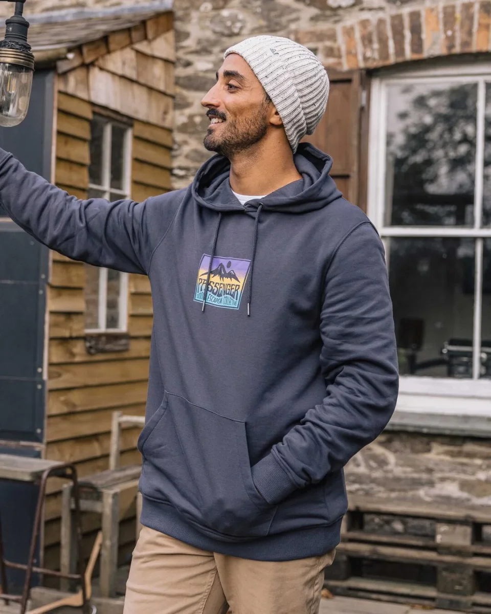 Sweat à capuche en coton bio - Charcoal – Image 3