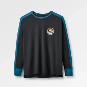 T-shirt manches longues Chase The Light Active - Noir