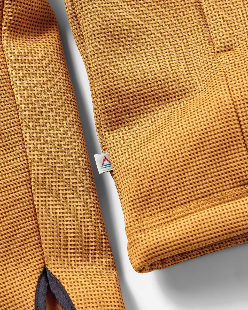 Polaire Recyclée à Capuche avec Fermeture Éclair Complète Verticale - Ocre Poussiéreux – Image 8