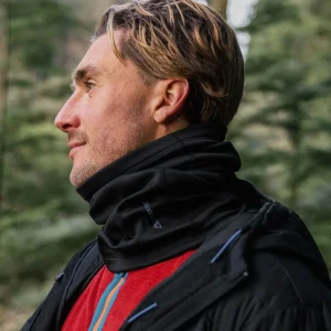 Cache-cou Thermique Recyclé Polartec® Wintergreen - Noir