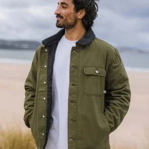 Veste en coton bio Falcon - Kaki