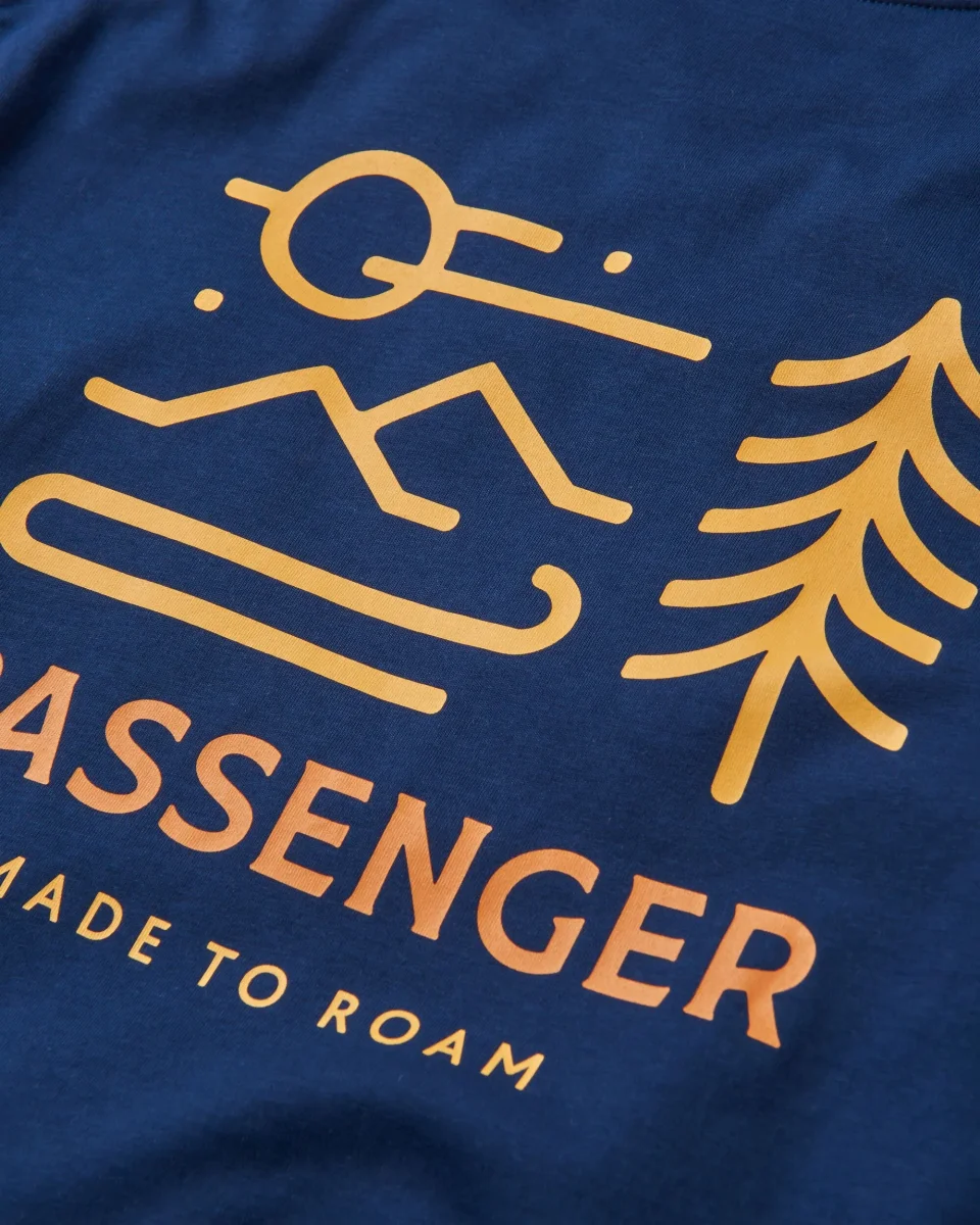 T-shirt manches longues en coton bio Phoenix - Rich Navy – Image 6