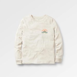 T-shirt à Manches Longues en Coton Recyclé Breathe Marl - Milky Marl