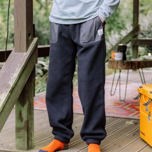 Jogger en polaire sherpa recyclée Offgrid - Noir