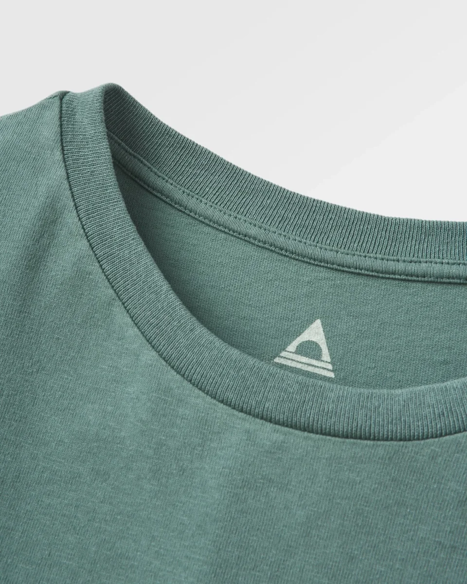 T-shirt en Coton Recyclé Escapism - Vert Fôret – Image 7