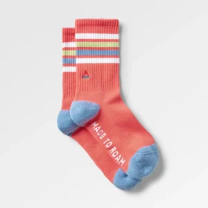 Chaussettes mi-épaisse bio - Rose coquillage