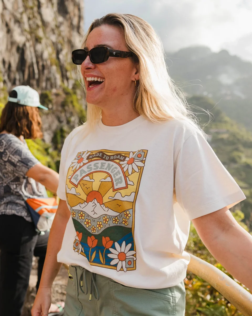 T-shirt Oversize en Coton Recyclé Saisonnier - Bouleau – Image 4