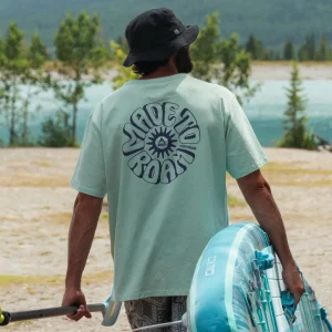 T-shirt en coton recyclé Easy Days - Spearmint