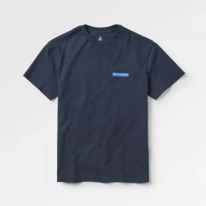 T-shirt coupe décontractée Distance Recycled - Bleu marine profond