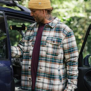 ItgrXrTCgH3wvhtIe00mK9ChlE38RmO9e3eLC1CnmEg.jpgv1756632016 Surchemise doublée en sherpa Freestyle - Birch/Rain Forest Check