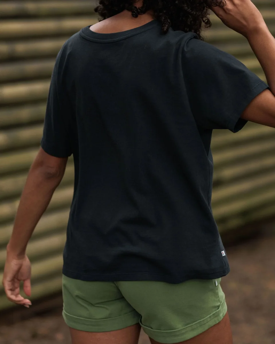 T-shirt en Coton Recyclé Classic - Noir – Image 3