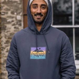 Sweat à capuche en coton bio - Charcoal