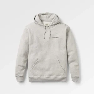 Sweat à capuche en coton recyclé Roamer - gris chiné
